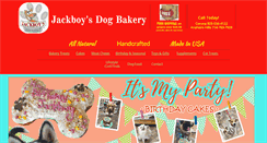 Desktop Screenshot of jackboydogbakery.com