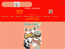 Tablet Screenshot of jackboydogbakery.com